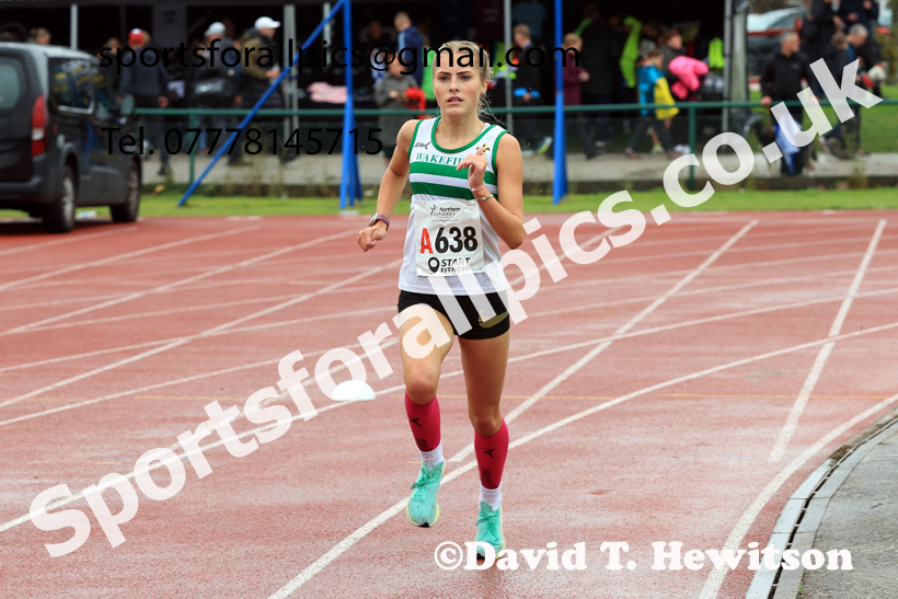 Womens Under-17s 2025 Northern Athletics Autumn Road Relays, Leigh, Lancashire. Photo: David T. Hewitson/Sports for All Pics